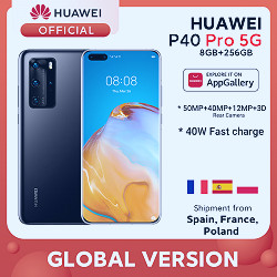 Global Version Huawei P40 Pro 5g 8gb 256gb Kirin 990 Smartphone 50mp Quad  Cameras 6.58'' 90hz 40w Supercharge - Mobile Phones - AliExpress